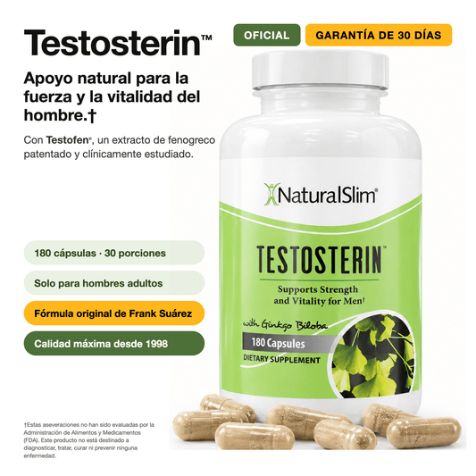 Testosterin™ | Ayuda Para Caballeros - NaturalSlim USA