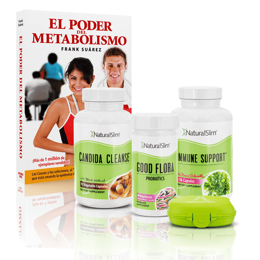 Candiseptic Kit Limpieza de Hongo Candida Albicans | Envío Gratis Incluye Libro - NaturalSlim USA