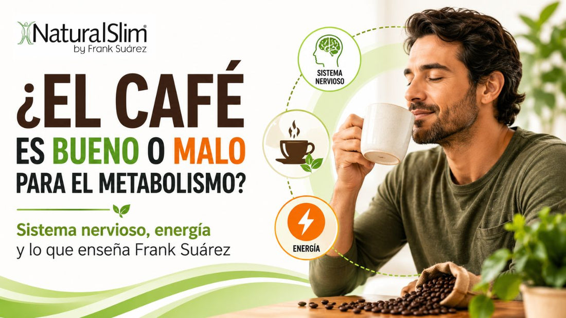 ¿El café es bueno o malo para el metabolismo? Sistema nervioso, energía y lo que enseña Frank Suárez - NaturalSlim USA