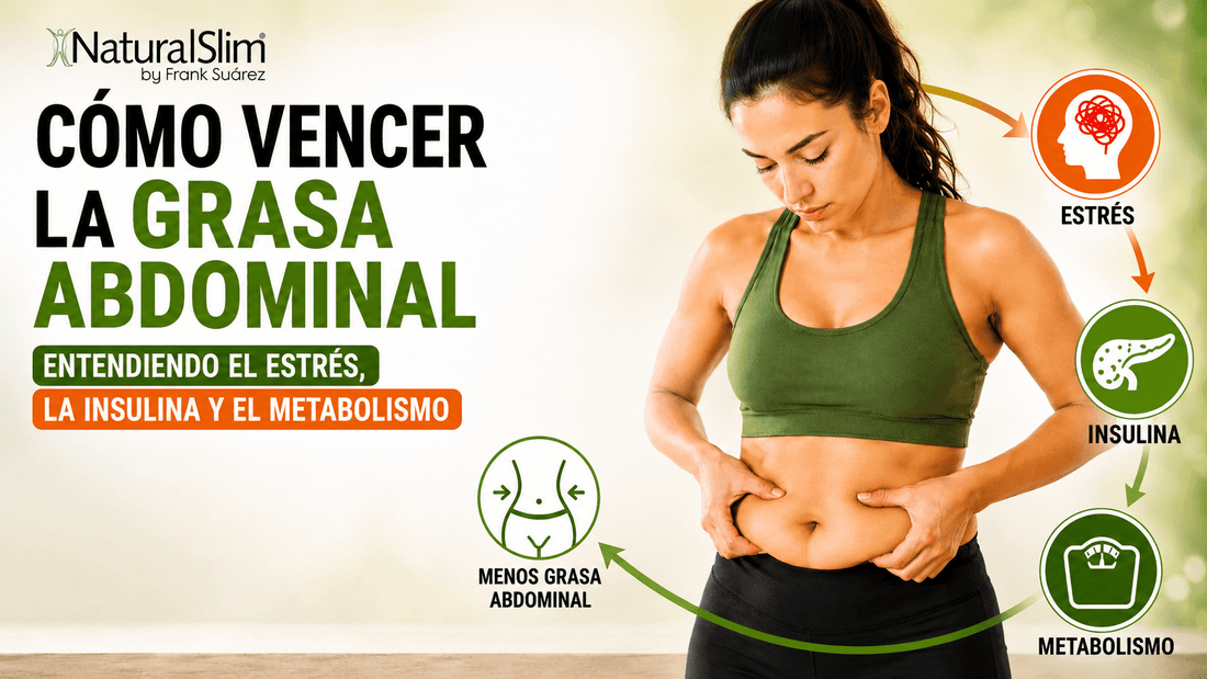 Cómo vencer la grasa abdominal entendiendo el estrés, la insulina y el metabolismo - NaturalSlim USA