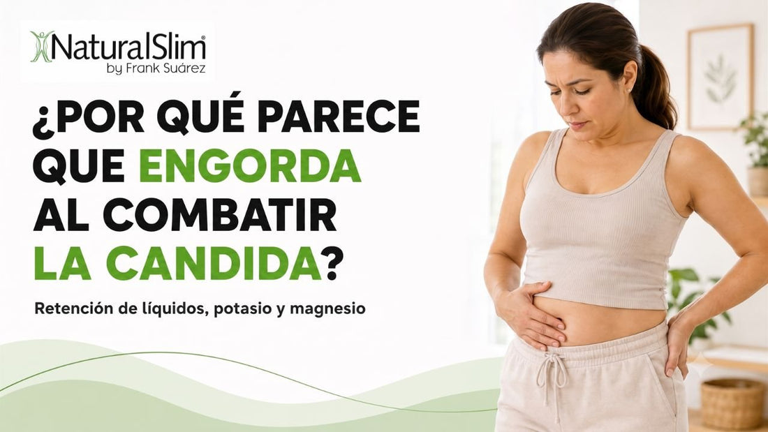¿Por qué parece que engorda al combatir la Candida? Retención de líquidos, potasio y magnesio - NaturalSlim USA