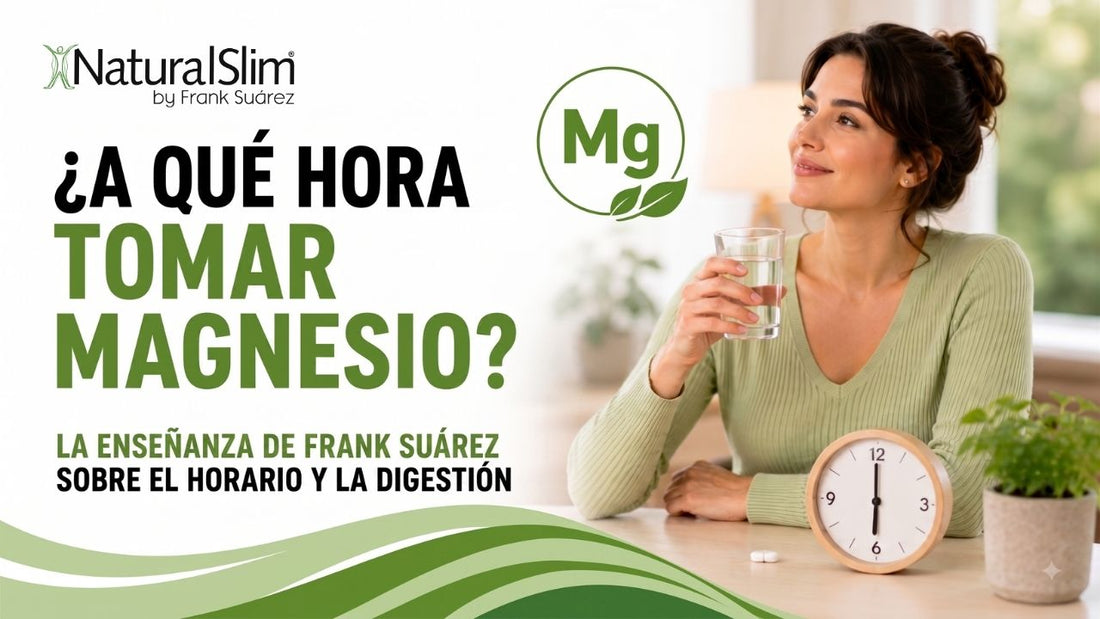¿A qué hora tomar magnesio? La enseñanza de Frank Suárez sobre el horario y la digestión - NaturalSlim USA