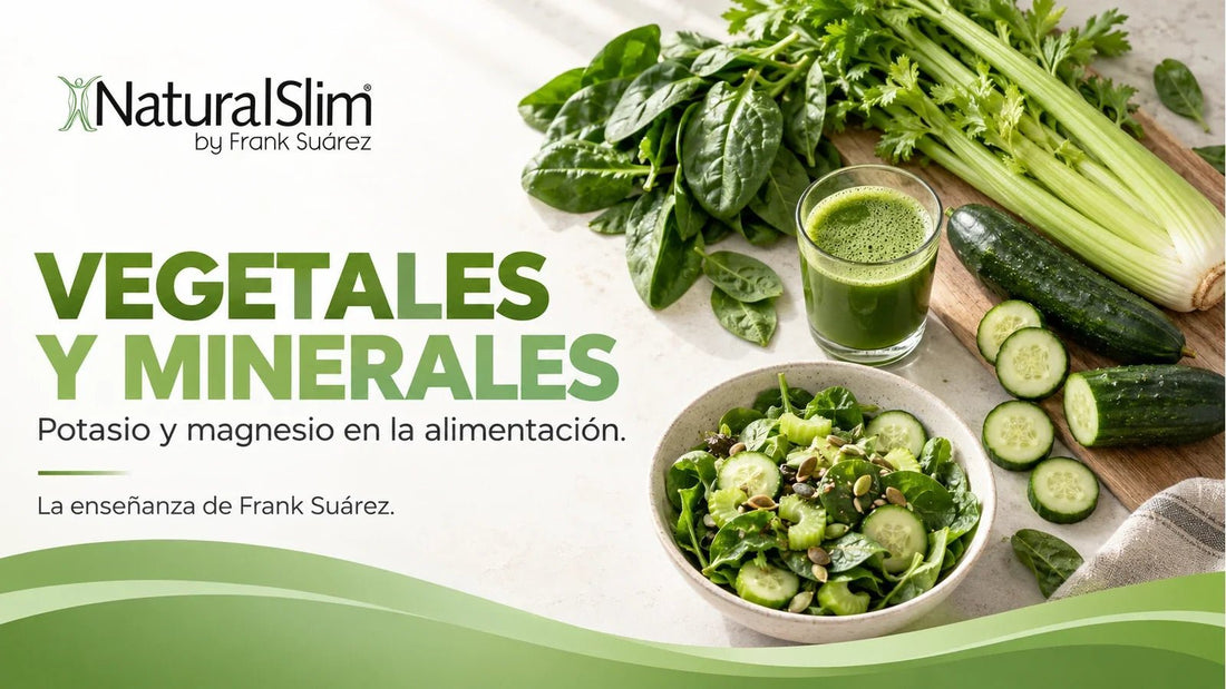 Vegetales, potasio y magnesio en la alimentación - NaturalSlim USA