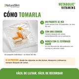 Metabolic Vitamins® | Vitaminas Potentes | Multivitaminas y Minerales, Complejo B con Niacina (B3) - NaturalSlim USA