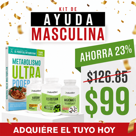 Kit de Ayuda Masculina (Vitalidad, Fuerza y Sexualidad) - NaturalSlim USA