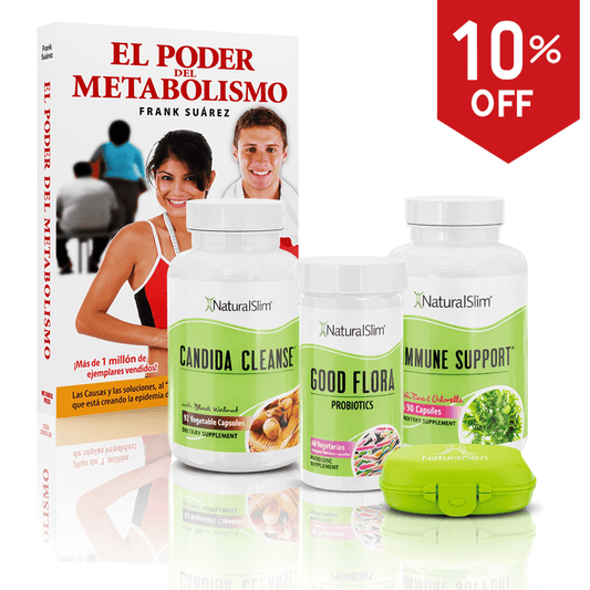 Candiseptic Kit Limpieza de Hongo Candida Albicans | Envío Gratis Incluye Libro - NaturalSlim USA