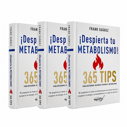 Pack Especial: 3 Libros de ¡Despierta tu Metabolismo! 365 Tips para Restaurar, Mejorar y Apoyar tu Metabolismo - El Regalo Perfecto para tu Bienestar - NaturalSlim USA