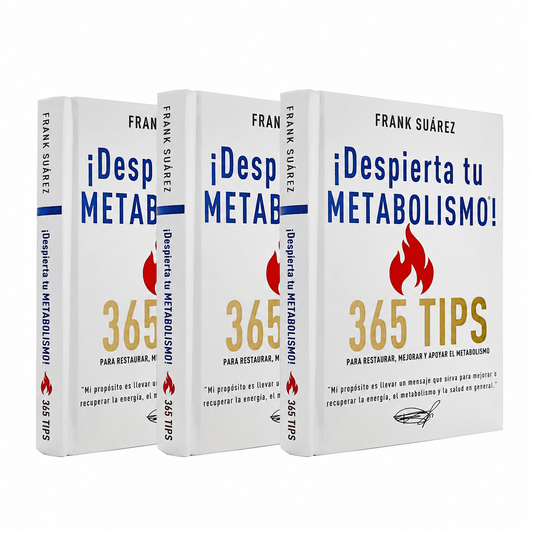 Pack Especial: 3 Libros de ¡Despierta tu Metabolismo! 365 Tips para Restaurar, Mejorar y Apoyar tu Metabolismo - El Regalo Perfecto para tu Bienestar - NaturalSlim USA