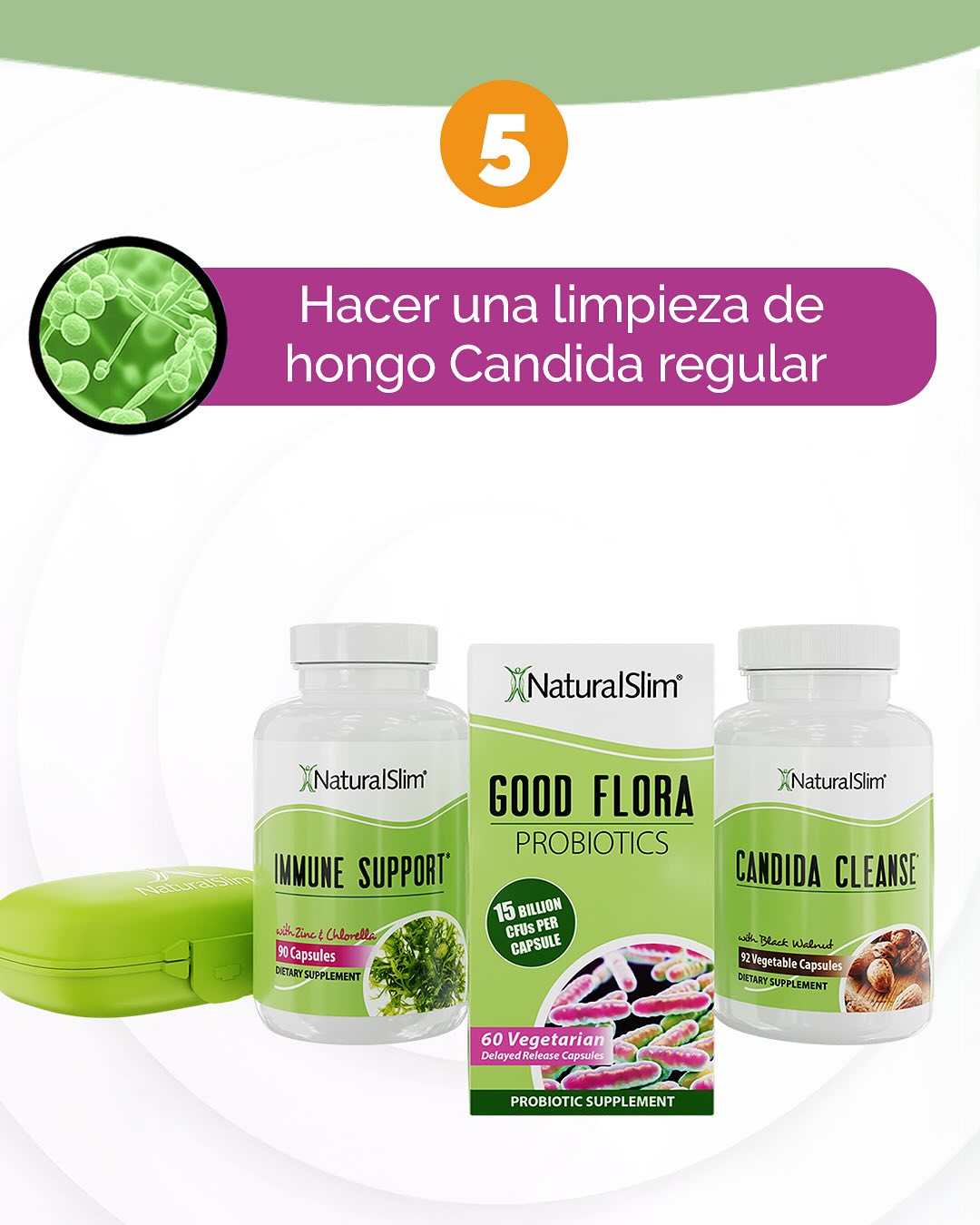 Candiseptic® Kit - Limpieza de Hongo Candida Albicans (sin libro) | Envío GRATIS - NaturalSlim USA