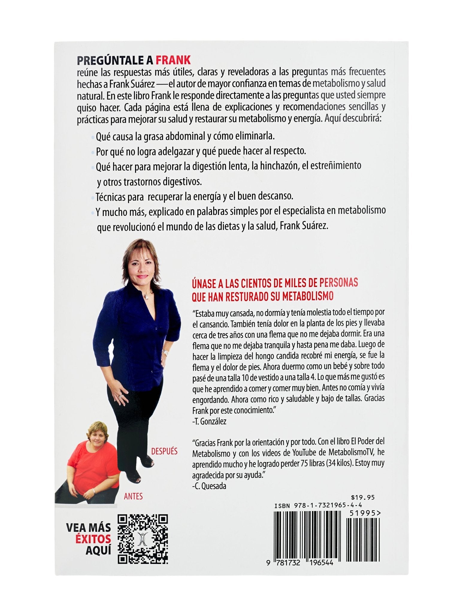 Libro Pregúntale a Frank - NaturalSlim USA