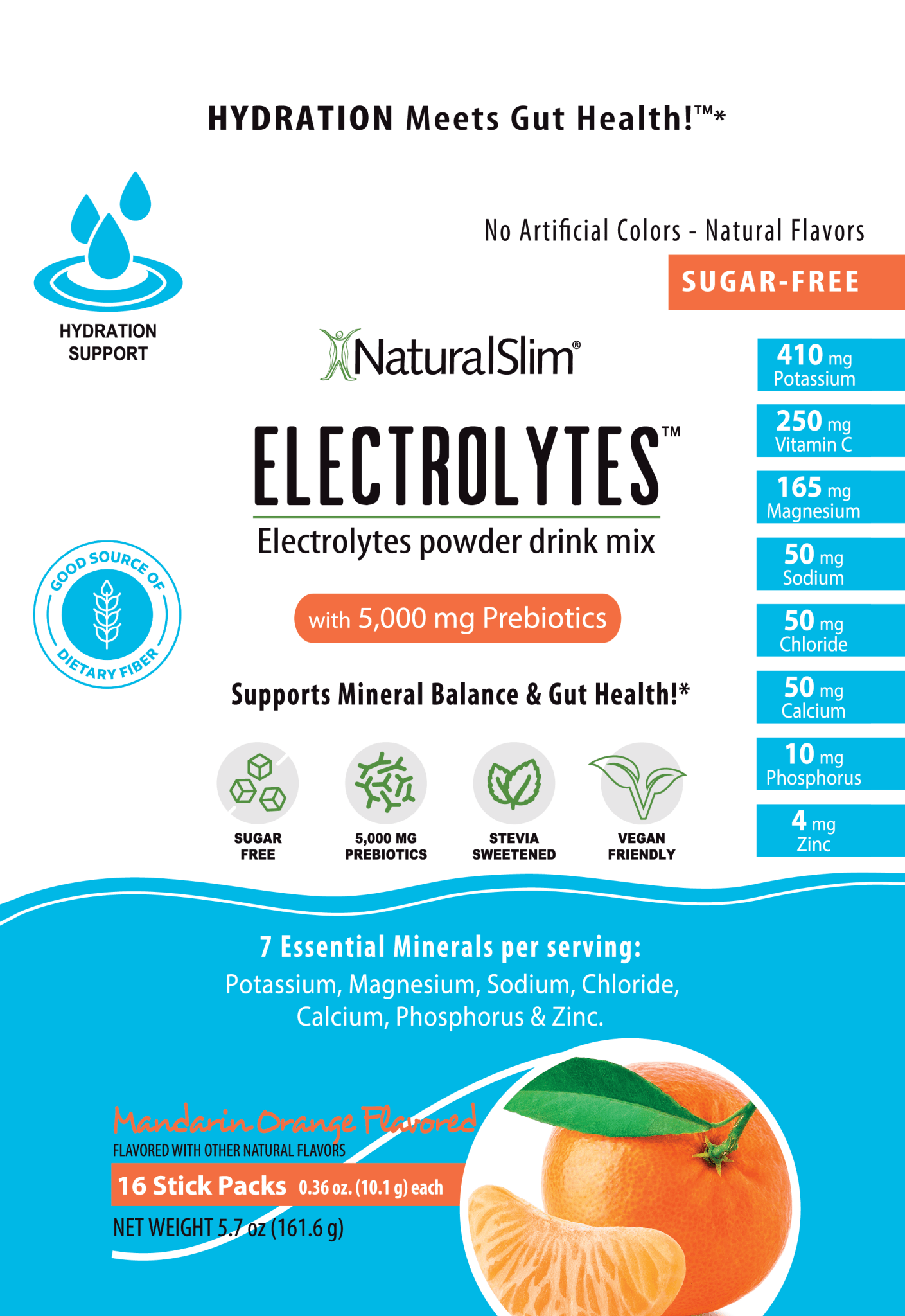 NaturalSlim Electrolytes™ Mandarin Orange - NaturalSlim USA