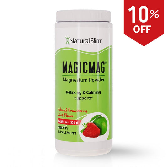 MagicMag® Fresa-Limón | Suplemento de Magnesio | Apoyo Relajante y Calmante - NaturalSlim USA