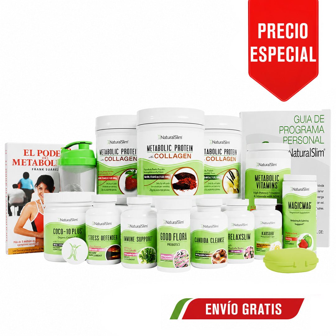 NaturalSlim® Personal Program (ENGLISH) | The Complete Program to Lose Fat and Improve Your Metabolism in a Healthy Way - NaturalSlim USA