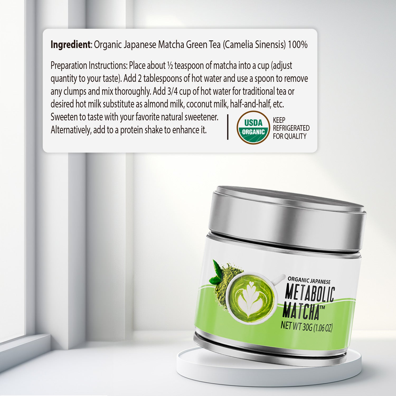 Metabolic Matcha® Tea | Té Matcha Orgánico - NaturalSlim USA