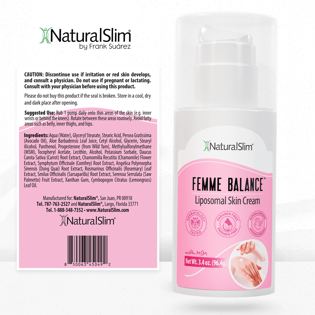 Femme Balance™ | Crema Liposomal Para la Piel - NaturalSlim USA