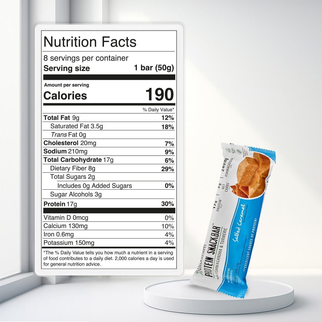 NaturalSlim® Protein Snackbar™ Salted Caramel | Barras de proteína - NaturalSlim USA
