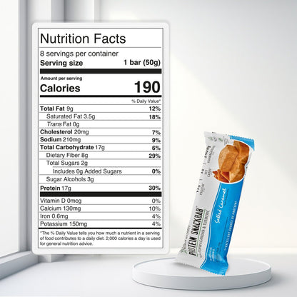 NaturalSlim® Protein Snackbar™ Salted Caramel | Barras de proteína - NaturalSlim USA