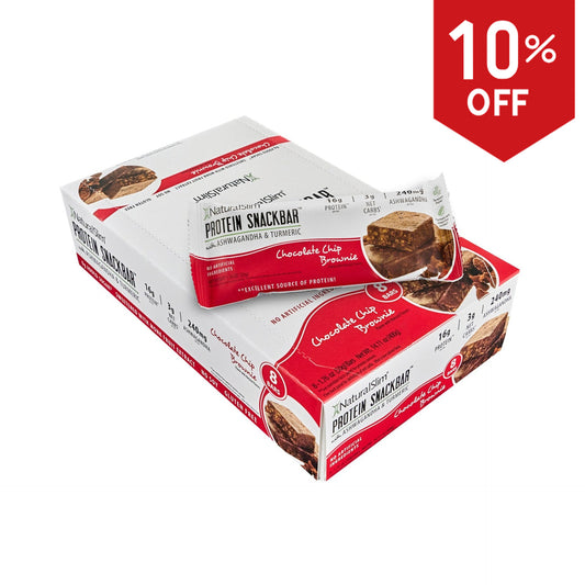 NaturalSlim® Protein Snackbar™ Chocolate Chip Brownie | Barras de proteína - NaturalSlim USA