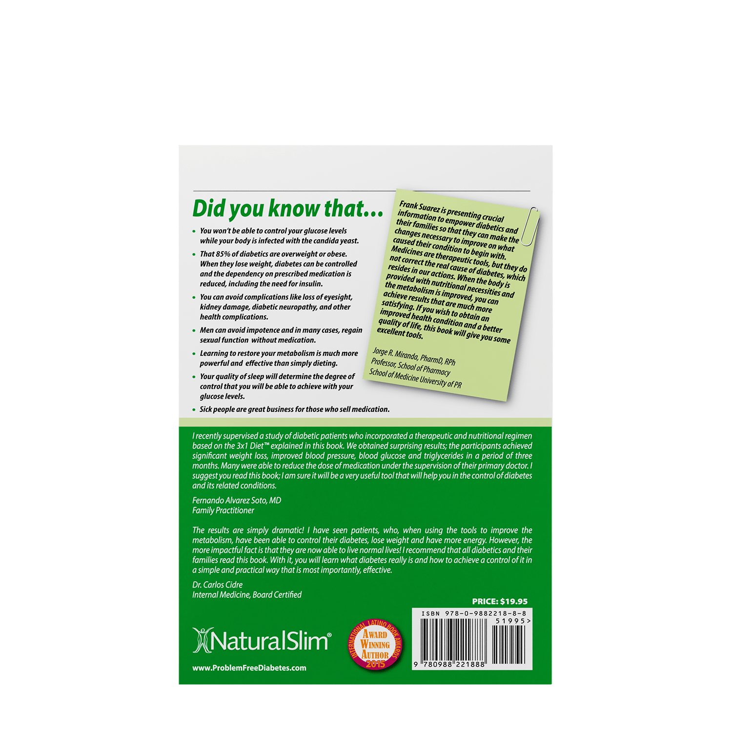 Frank Suarez English Book Collection - NaturalSlim USA