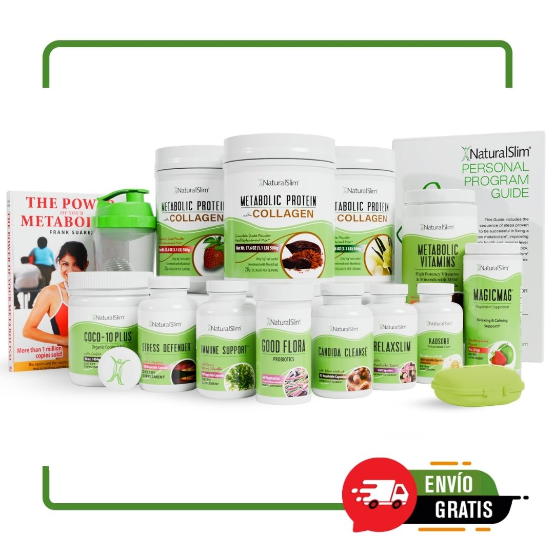 NaturalSlim® Personal Program (ENGLISH) | The Complete Program to Lose Fat and Improve Your Metabolism in a Healthy Way - NaturalSlim USA