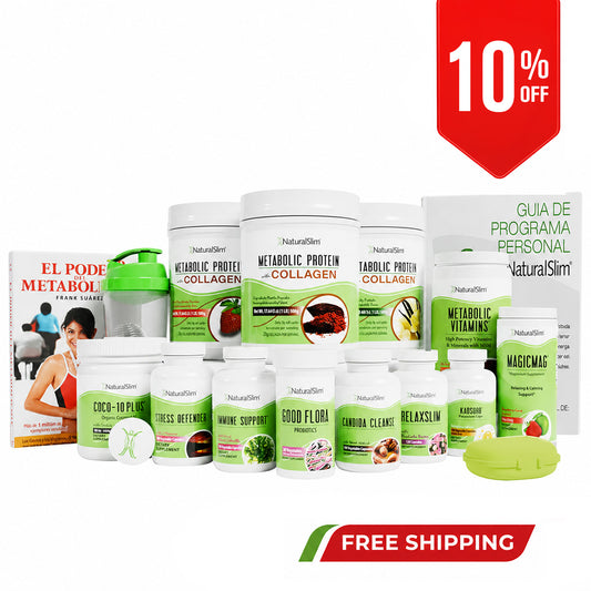 Programa Personal de NaturalSlim® (ESPAÑOL) | El Programa Completo Para Perder Grasa y Mejorar tu Metabolismo de Forma Saludable