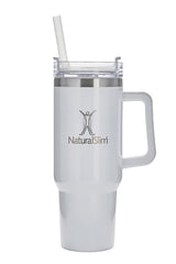 NaturalSlim®️ Tumbler (White) | Vaso térmico de acero inoxidable | 40 oz - NaturalSlim USA
