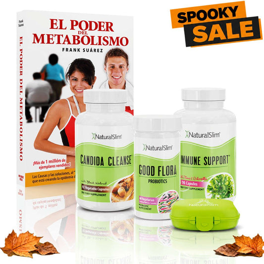 Candiseptic Kit Limpieza de Hongo Candida Albicans | Envío Gratis Incluye Libro - NaturalSlim USA