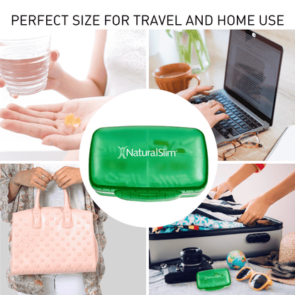 Organizador Grande Para Suplementos/Vitaminas - NaturalSlim USA